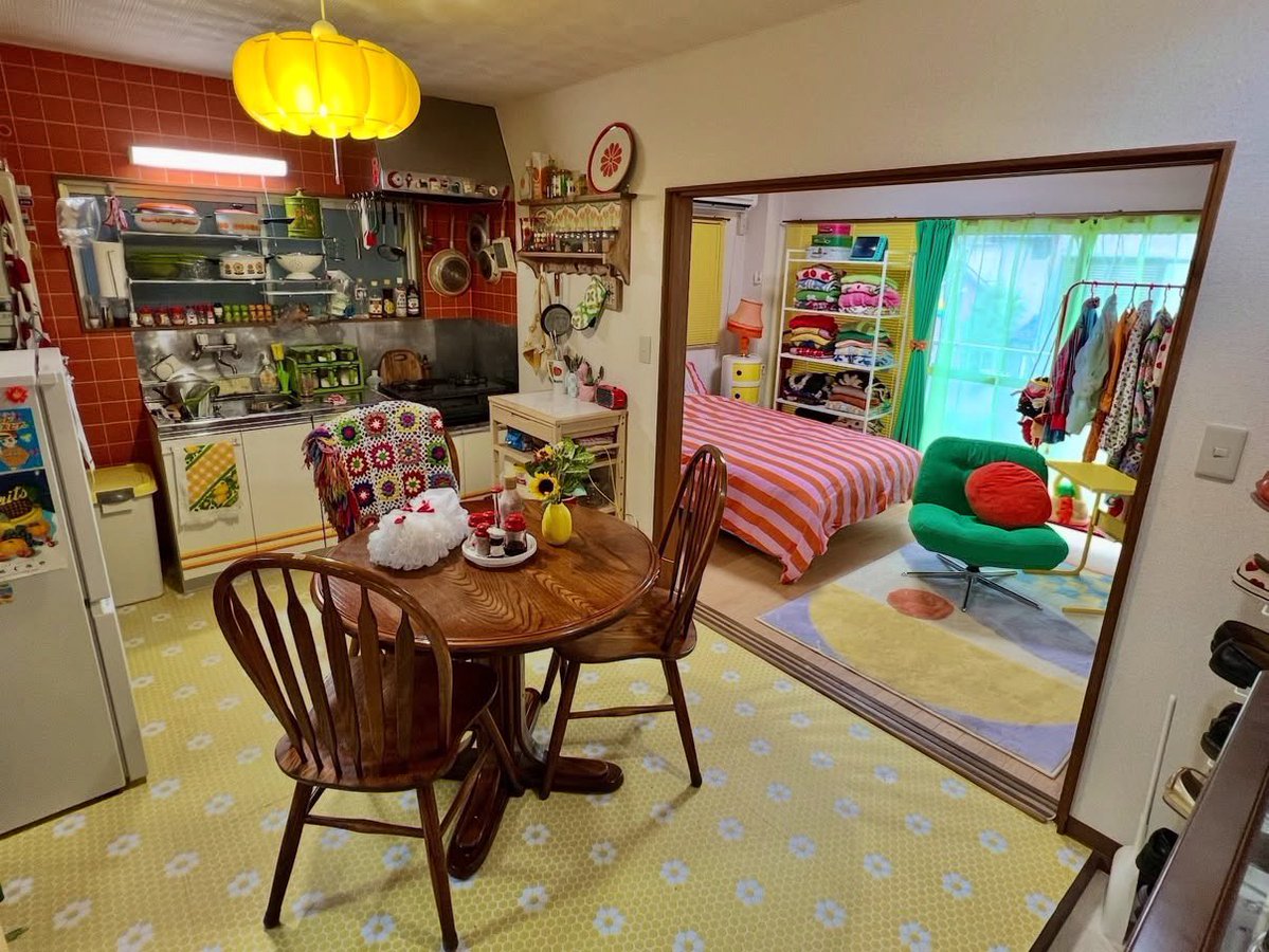 ←実家の部屋　　　初めての一人暮らしの部屋→