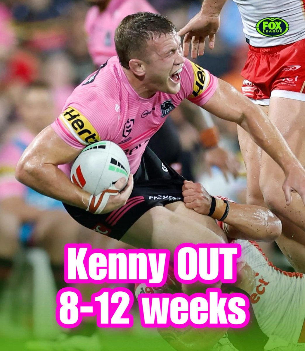 PeterVLang's tweet image. KENNY INJURY UPDATE: Multiple media reports today suggest that Mitch Kenny has sustained a fractured fibula and a syndesmosis injury and undergo surgery next week. This will keep the hooker out for between eight to 12 weeks. 
#PantherPride