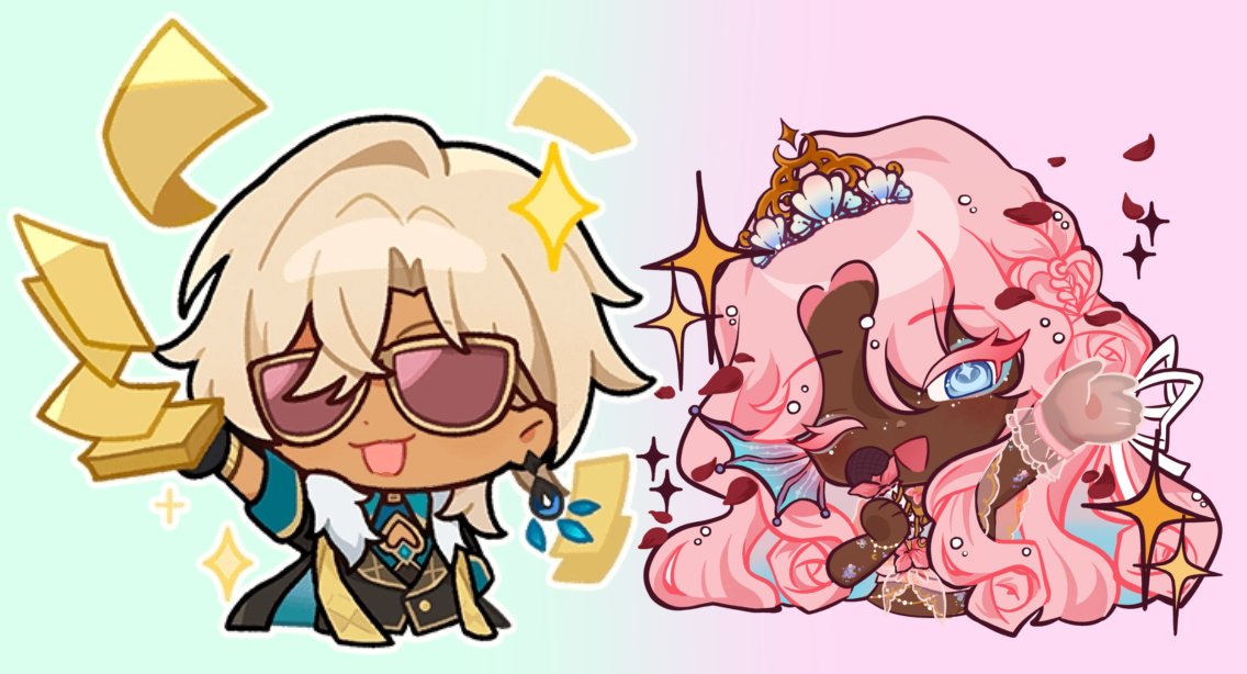 Haliya has a matching emote with Aventurine now! :D

🎨 @/TimelessDreams