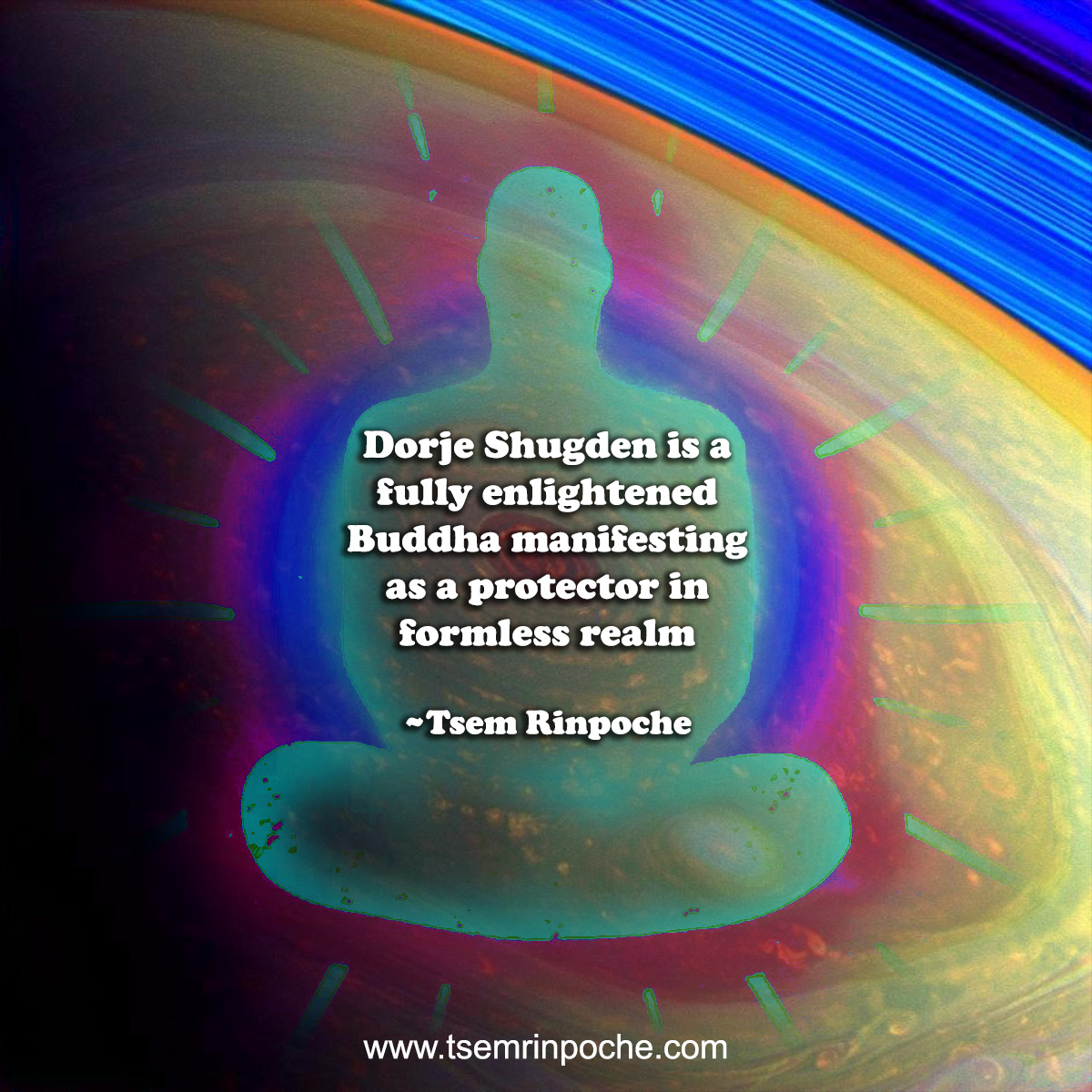 Dorje Shugden is a fully enlightened Buddha manifesting as a protector in formless realm. ~Tsem Rinpoche 

Link:  bit.ly/4cfcLCi
<a href="/tsemtulku/">Tsem Tulku Rinpoche</a>
tsemrinpoche.com 
dorjeshugden.org 

#Buddhism 
#DorjeShugden 
#spirituality 
#spiritualquote  
#quote 
#Kechara