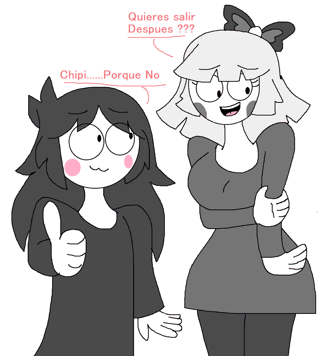 NeilMartinNuez1's tweet image. Niko X Mika #HeroVerse #paint #drawing