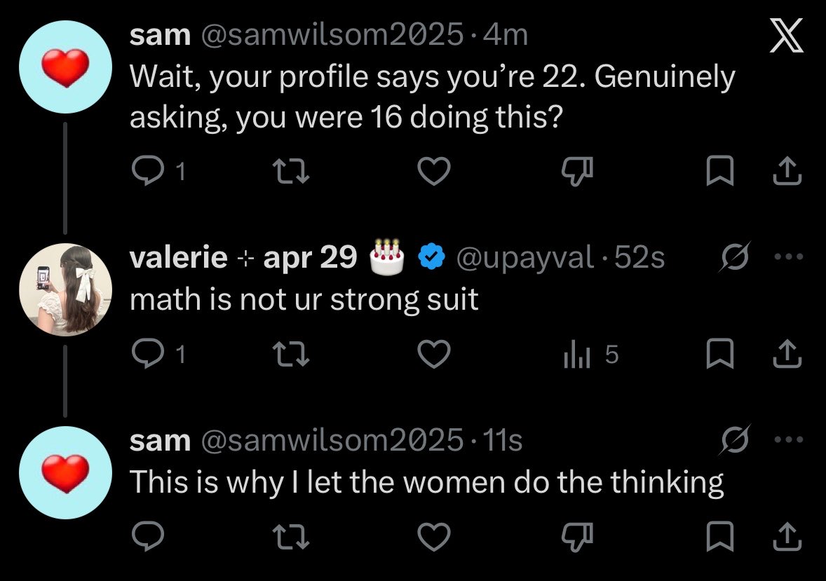 valerie ⊹ apr 29 🎂 tweet media