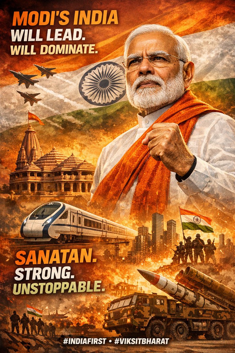vikas9sharma's tweet photo. This is Modi’s India—fearless, fast, and future-ready.
Led by Shri.Narendra Modi ji  🇮🇳
#IndiaFirst #ViksitBharat
@narendramodi @Dev_Fadnavis @NitinNabin @AmitShah @BJP4India @parag_alavani @poonam_mahajan @AmeetSatam @BJP4Mumbai @TawdeVinod @myogiadityanath @amitmalviya https://t.co/15stOHpRO5