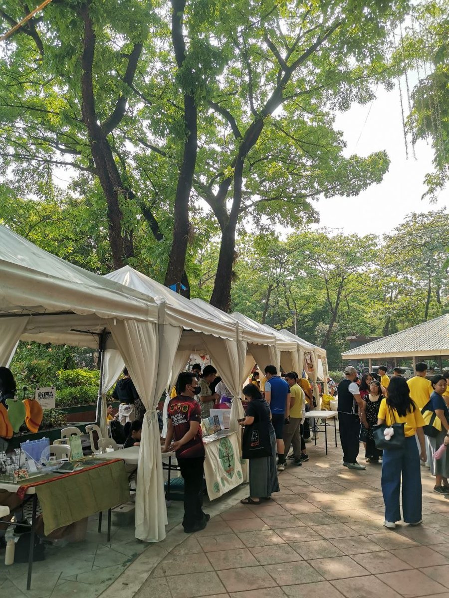 PNFSP's tweet photo. 📣 PNFSP Booth Spotted in Peoples' Cordillera Day in Metro Manila 📣

Come and visit our booth here at Flower Garden, Quezon City Memorial Circle from 8 am to 8 pm🫶

We are selling stickers, tote bags &amp; organic products such as brown &amp; green honey, tablea &amp; herbal medicines. https://t.co/X7UaYSWyFm