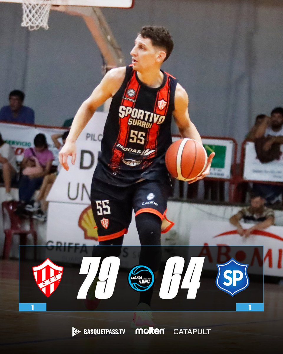 LigaARGbasquet's tweet photo. 🟥 @CSSbasquet se recuperó en su casa e igualó la serie ante Santa Paula

#PlayoffsLaLigaArgentina https://t.co/rizv2WcC4L
