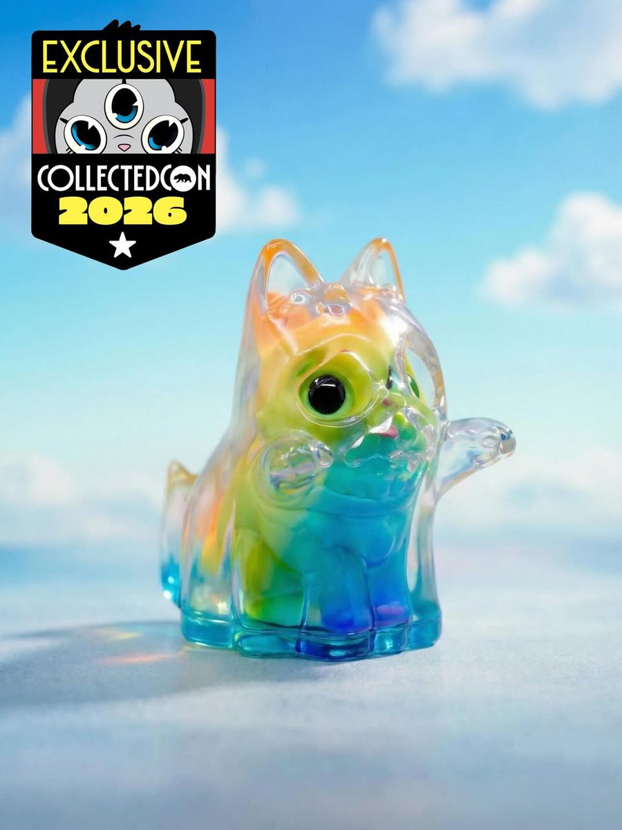 toysrevil's tweet image. Available via #StrangecatToys at #CollectedCon (25-26 April 2026) are

- BEFORE I GO by @ezrabr0wn (6" tall #resin, LE50)

- RAINBOW CAT ainbow Cat by instagram.com/hotru.tsai

More from @StrangecatToys: toysrevil.blogspot.com/2026/04/strang…

#CollectedCon2026
#toynews
#toysblog