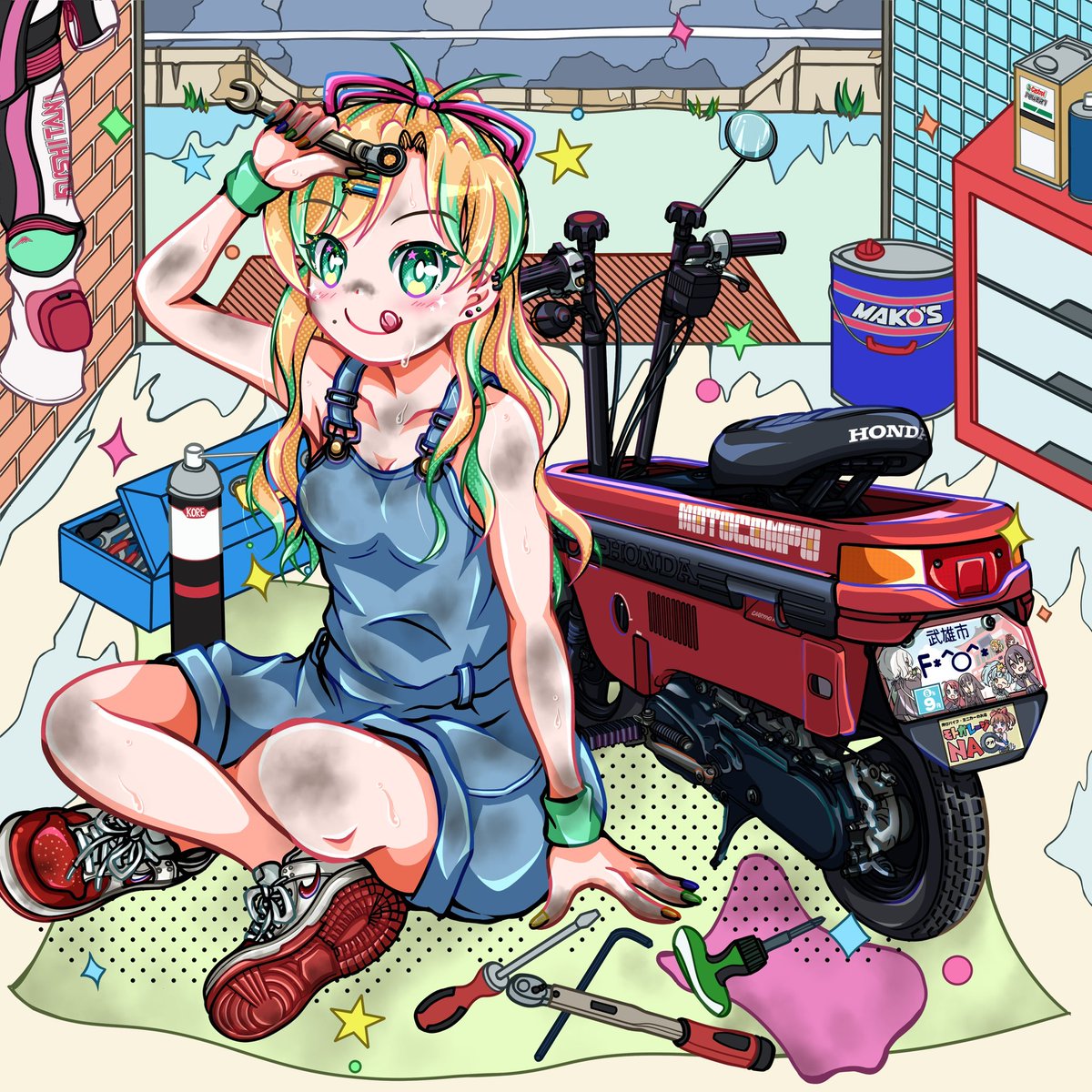 「#クルマやバイクを描いてる人は見せびらかしましょう \ ババーン /」|霧生真@5/5コミティア144「E28b」のイラスト