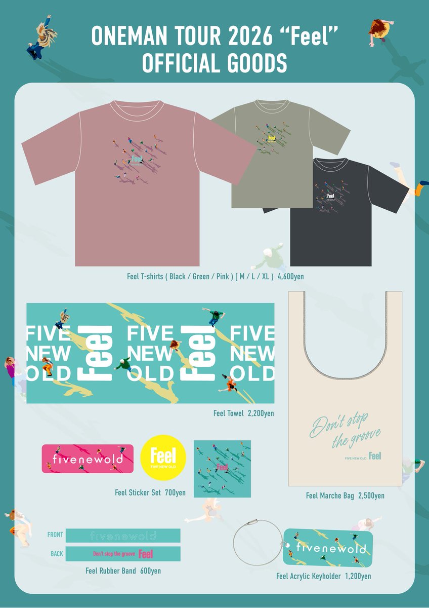 fivenewold's tweet image. 【 TODAY 】

New Album「Feel」
リリースツアー
ONEMAN TOUR 2026「Feel」

4本目！仙台ROCKATERIA🐃

OPEN 17:30 / START 18:00

🛍️先行物販＆CD販売 16:00-17:00
(OPEN後〜終演後も販売)

🎫当日券 OPEN後から販売

#fivenewold #FiNO_Feel