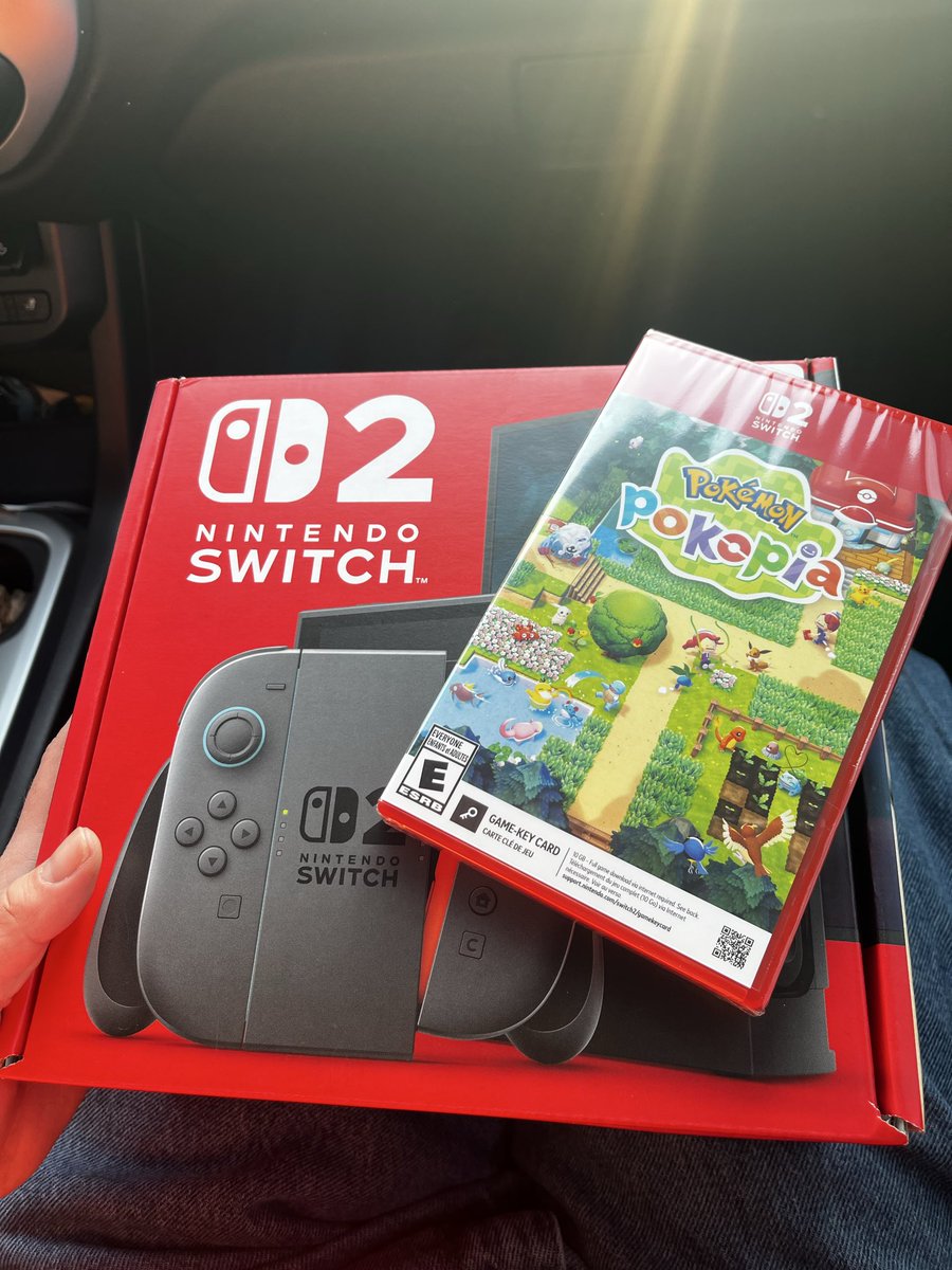 ITS FINALLY HERE!!! im holding a nintendo switch 2 and its thanks to all of you. Thank you from the bottom of my heart. I dont have the words to express what this means to me. 🫶🥹
Thank you all again and I cant wait to share my ditto adventures with all of you.