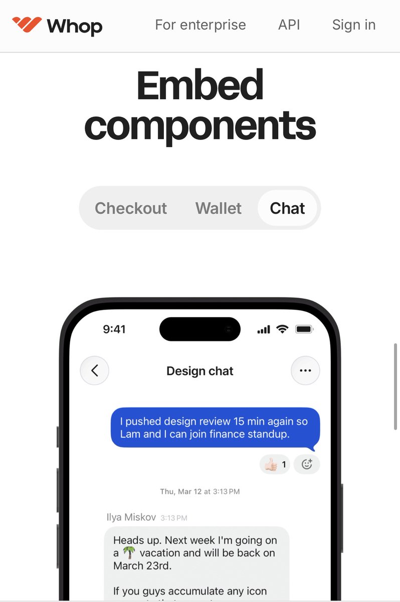 steve_cook's tweet photo. you can embed chat using @whop 

🤔👀😏stay tuned https://t.co/WIPGPNkzej