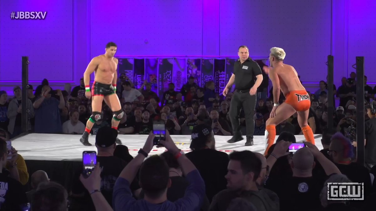 Cory_Hays407's tweet photo. Fight 3: Ray Jaz vs Zack Sabre Jr #JBBSXV https://t.co/YeQ8B5eJJE