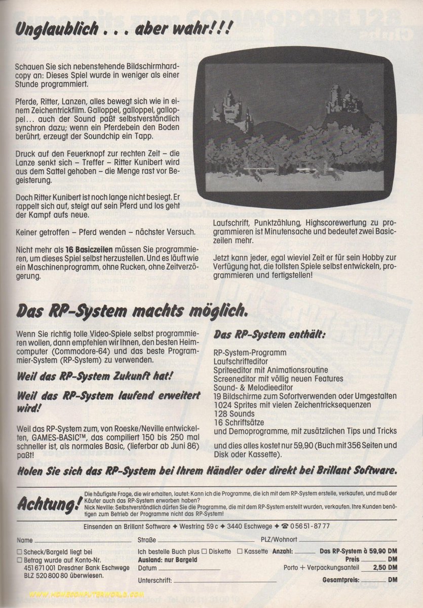 Retrojournal_de's tweet image. Timing ist alles… 😏

Links: Leser beschwert sich über nicht gelieferte Software.
Rechts: „Unglaublich… aber wahr!!! – Holen Sie sich das RP-System!“ 😄
Besser kann man einen Leserbrief wirklich nicht platzieren…

#C64 #Retro #Fail #RetroJournal
