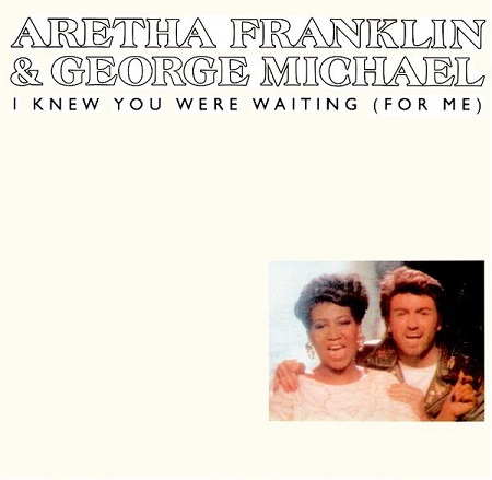 OldSchool80s's tweet image. April 18, 1987: "I Knew You Were Waiting (For Me)" by Aretha Franklin &amp;amp; George Michael hit #1 on the Billboard Hot 100. #80s Held the top spot for 2 weeks.