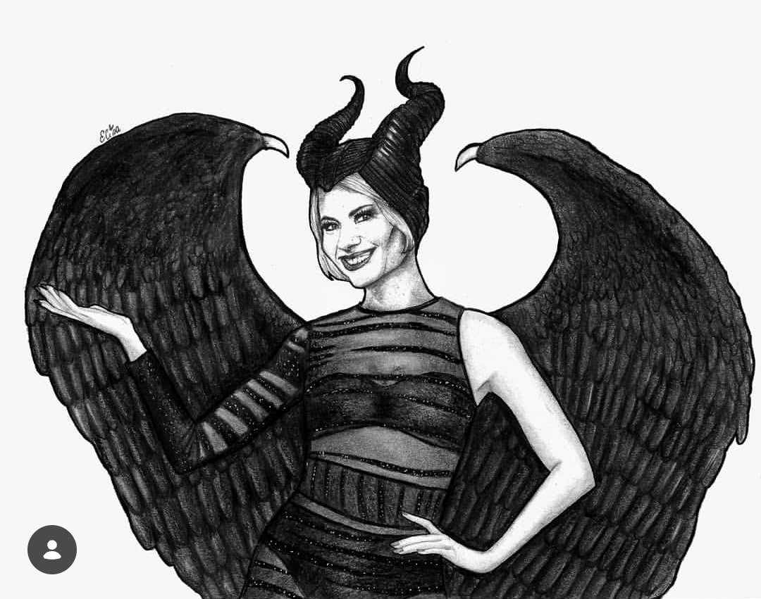pinkyelisea's tweet photo. Maleficent è la prima finalista 😎💃🏼

Disegno by @pinkyelisea 

#GFVIP @GrandeFratello @gfvipsocialtwit @gfvip8_fp #antonellaelia #elia #maleficent https://t.co/8HO7Gk5VuL