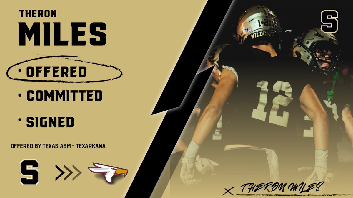 Congratulations to <a href="/TheronMiles_12/">Theron Miles</a> on earning an offer from <a href="/TAMUT_football/">Texas A&M-Texarkana Football</a>!

#WTD | #RecruitTheBoro