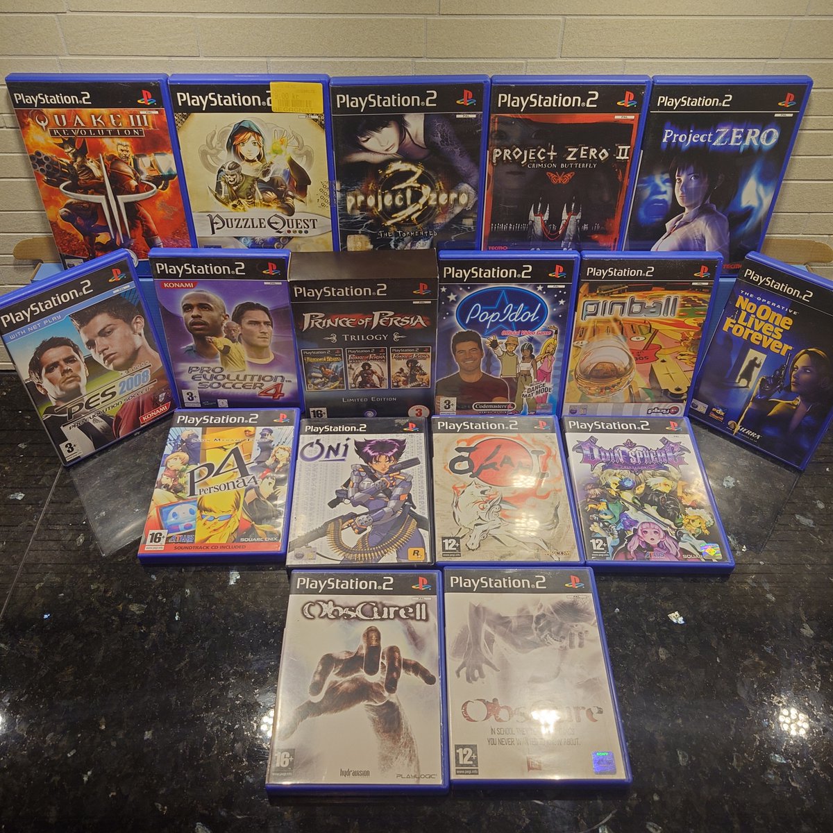 ConceptEnterta6's tweet image. Nyheter som börjar på O P &amp;amp; Q för Sony Playstation 2 avdelningen :) Dessa godingar finns nu att klicka hem i butiken. Trevlig helg!
#Playstation2 #PS2 #Sony #Playstation #Quake #ProjectZero #PES #PrinceOfPersia #Persona #Okami #Obscure #gaming #retrogaming