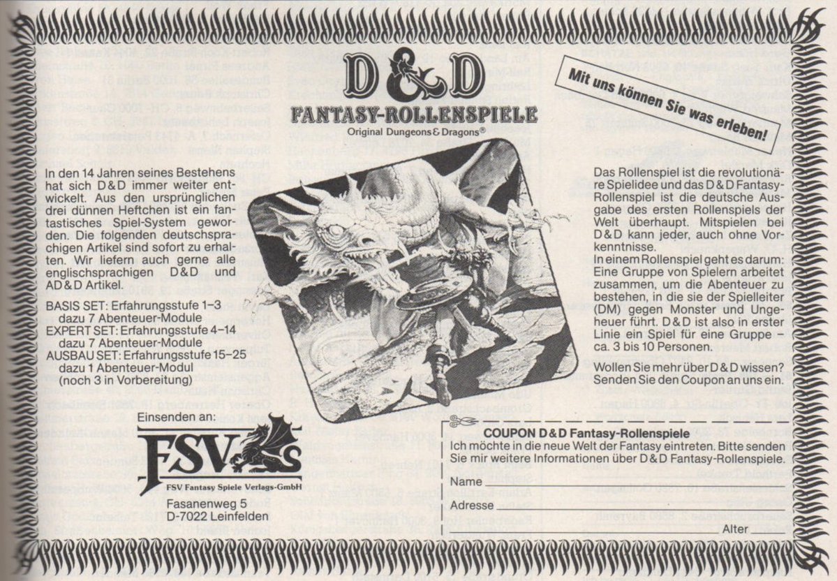 Retrojournal_de's tweet image. D&amp;amp;D in der RUN 😮🐉

Noch bevor RPGs auf dem Bildschirm Standard waren:
Papier, Würfel &amp;amp; Fantasie – das Original-Abenteuer!
Wer hat so angefangen… und ist dann beim C64 gelandet? 😄

#DnD #Retro #Rollenspiel #RetroJournal