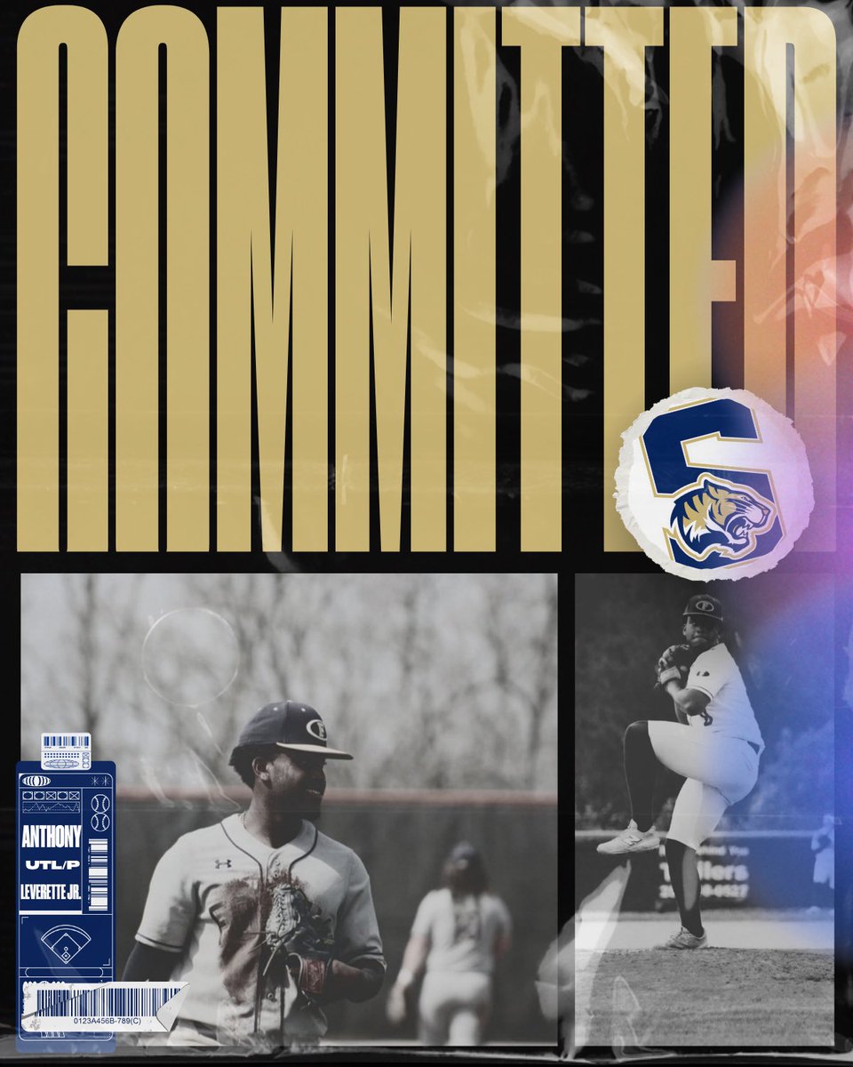 AnthonyLev08's tweet photo. I’m blessed to announce I’ve officially committed to Stillman College to continue my academic and baseball career! ALL GLORY TO GOD 🙏🏾 Thankful for my parents, family, and coaches for pushing me and believing in me. Big thank you to Coach Clark and his staff for the opportunity. This just the beginning… let’s WORK! ⚾️🔥
 #Committed #StillmanBaseball