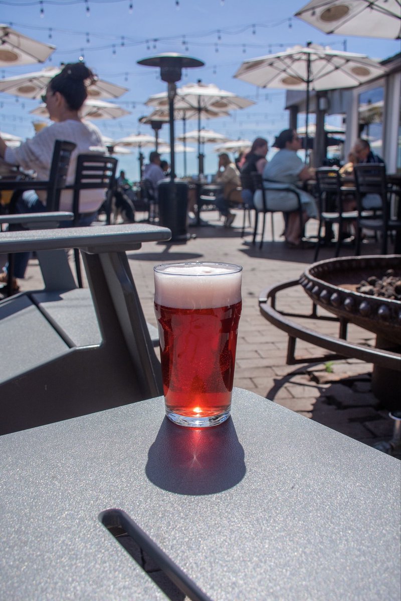 hmbbrewingco's tweet photo. Pro tip: if it’s a gorgeous Friday and the patio’s packed, grab an open seat around the fire pit! This little spot is open seating/bar service❤️

Double pro tip: be sure to order our new fruit blonde ale, a Blueberry Blood Orange Blonde brewed with over 300lbs of fruited purée. https://t.co/DcgwPiFpoL