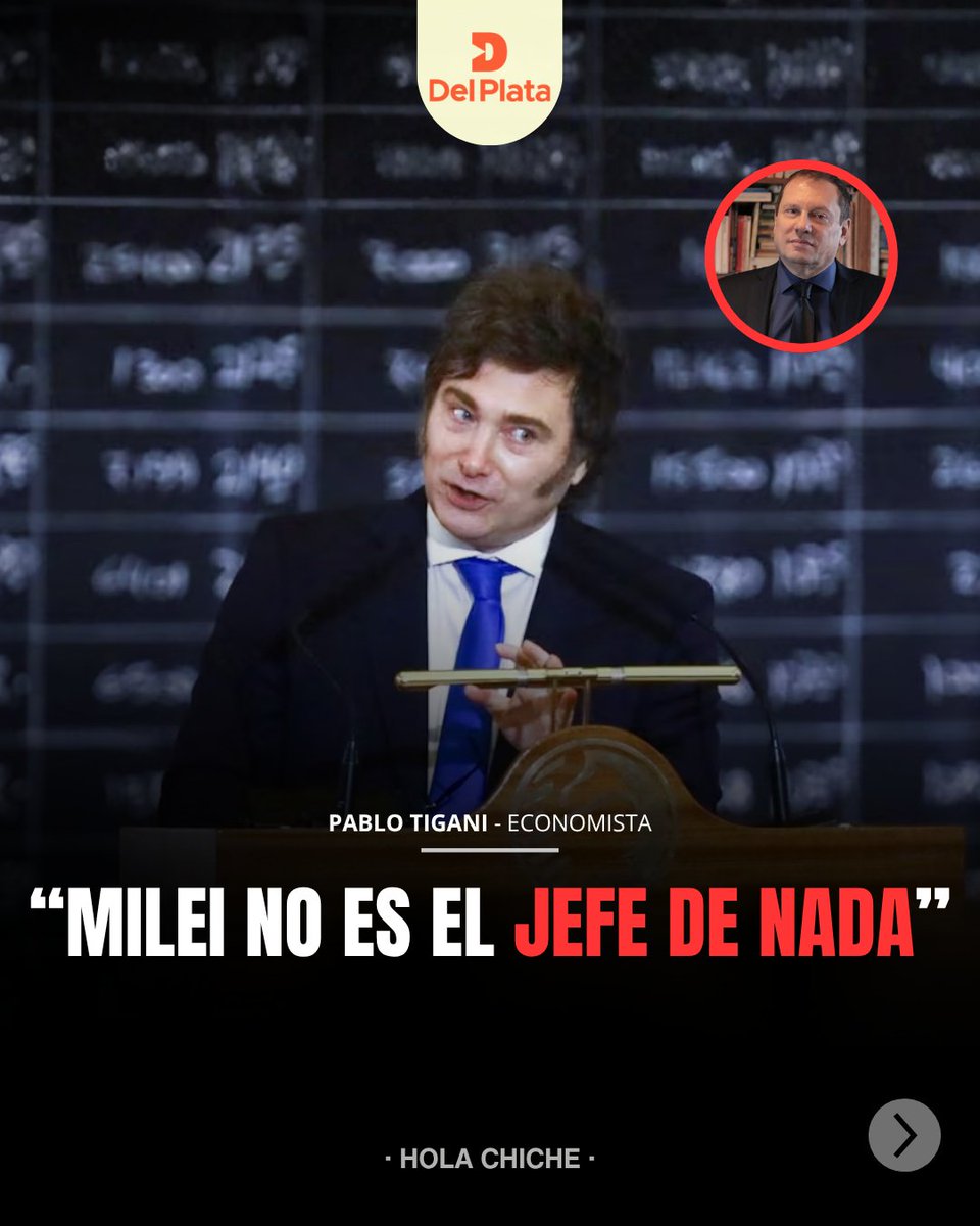 RadioDelPlata's tweet image. 💥"MILEI NO ES EL JEFE DE NADA", Pablo Tigani, economista, en diálogo con Hola Chiche. 

#JavierMilei #Milei #Política #Politica