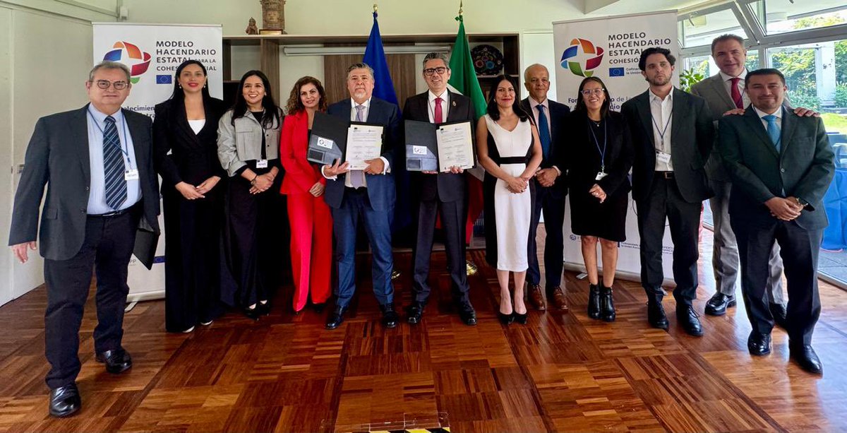 finanzasgente's tweet photo. En la Delegación de la @UEenMexico firmamos con @GobiernoJalisco un Convenio de Colaboración en materia vehicular para lograr una gestión pública más eficiente y coordinada.

Agradecemos el respaldo de la UCEF a esta iniciativa que fortalece nuestras haciendas públicas. https://t.co/hxMInBBQhX