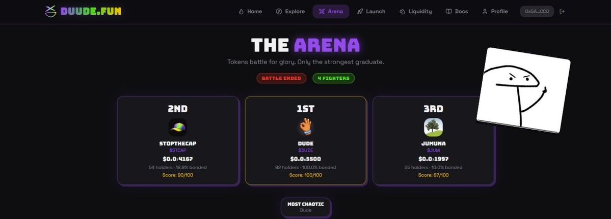 Duude.fun tweet media