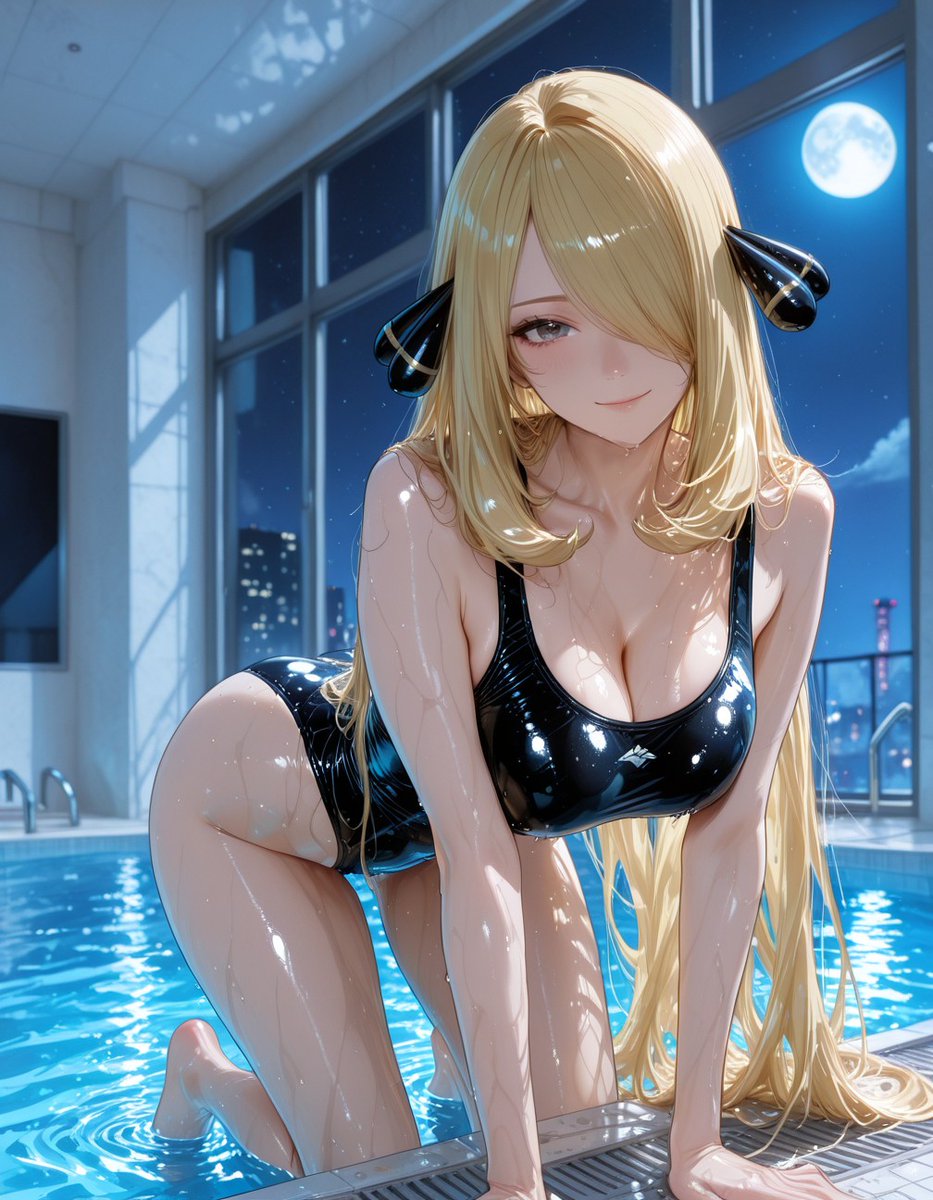 YAlan74787's tweet photo. Cynthia / シロナ
#Cynthia #Pokemon #シロナ #ポケモン #BunnyGirl #BunnySuit #Latex #BlackPantyhose #Blonde #ArmUp #Cleavage #AIArt #AIイラスト
SFW illustration. https://t.co/FMaXzw7oqa