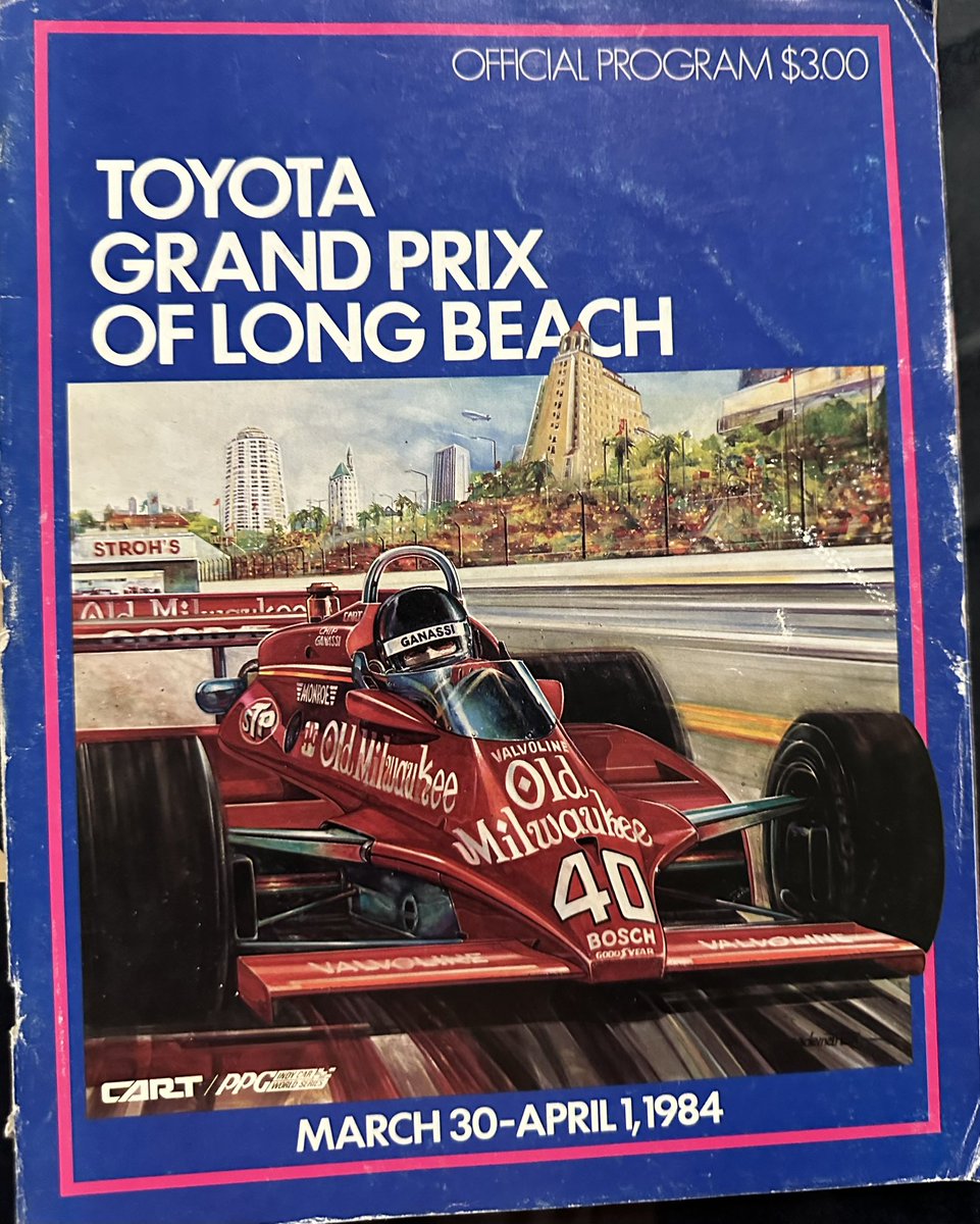 <a href="/IndyCar/">NTT INDYCAR SERIES</a> at <a href="/GPLongBeach/">Acura Grand Prix of Long Beach</a> this weekend, look who’s on the program cover back in 1984….<a href="/GanassiChip/">Chip Ganassi</a>