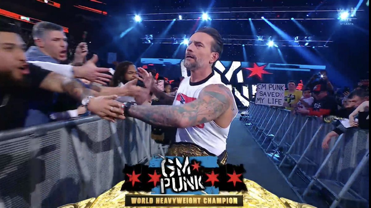 FantasmicFilm's tweet photo. As someone who CM Punk has saved, I’m very happy to know it matters so much. Love you, Punk. Thank you for everything.

@WWE @CMPunk @TheAJMendez https://t.co/yRetKy9gtj