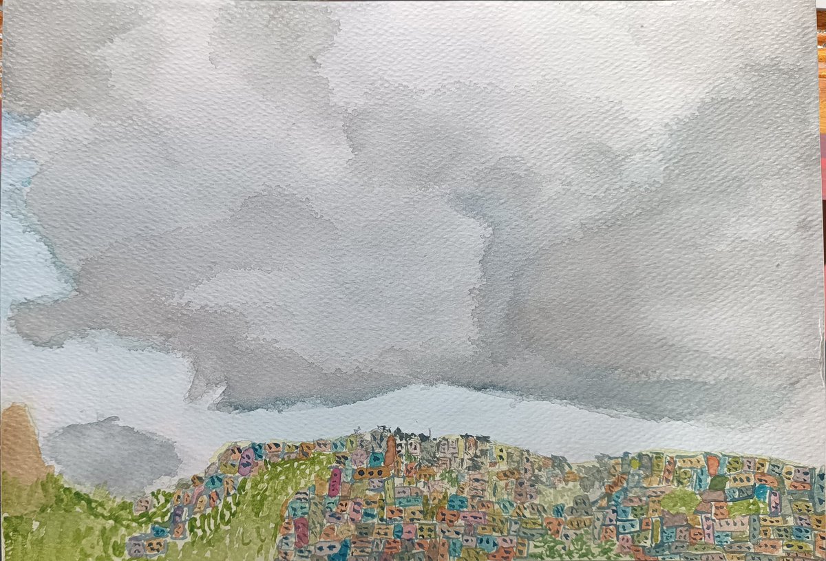 Paisajes nubosos que no había subido