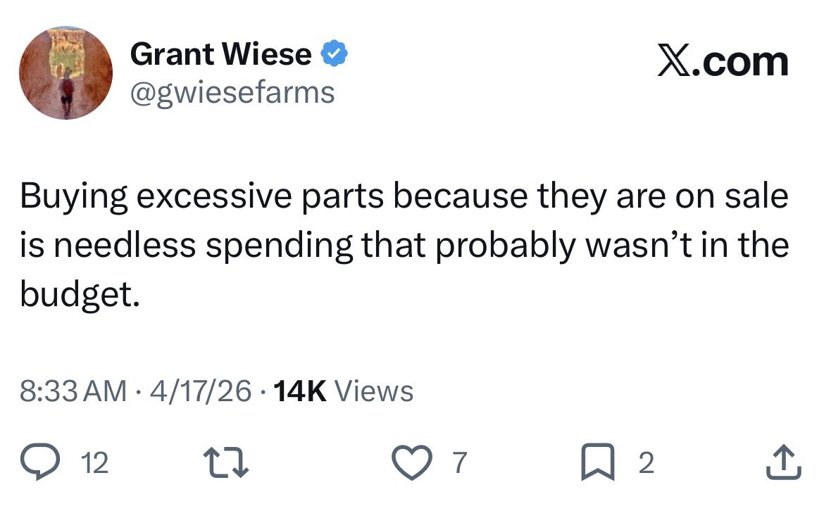 Tim “Clownshow Farms” Braun tweet media