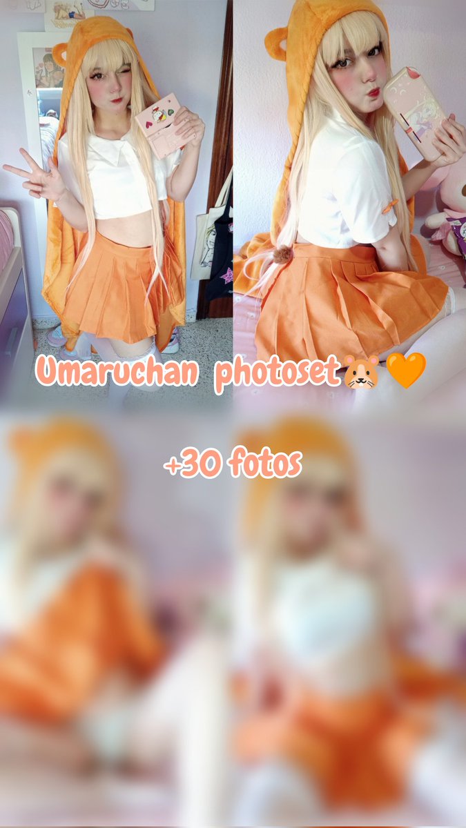 ¡Nuevo set de Umaruchan con un uniforme muy sexy inspirado en su capita!🧡🐹 ¿Me ayudan adquiriéndolo? Todo lo que me donen irá directamente para mis próximos cosplans, sobretodo el de Panty Anarchy❤
ko-fi.com/s/7c34f919fa