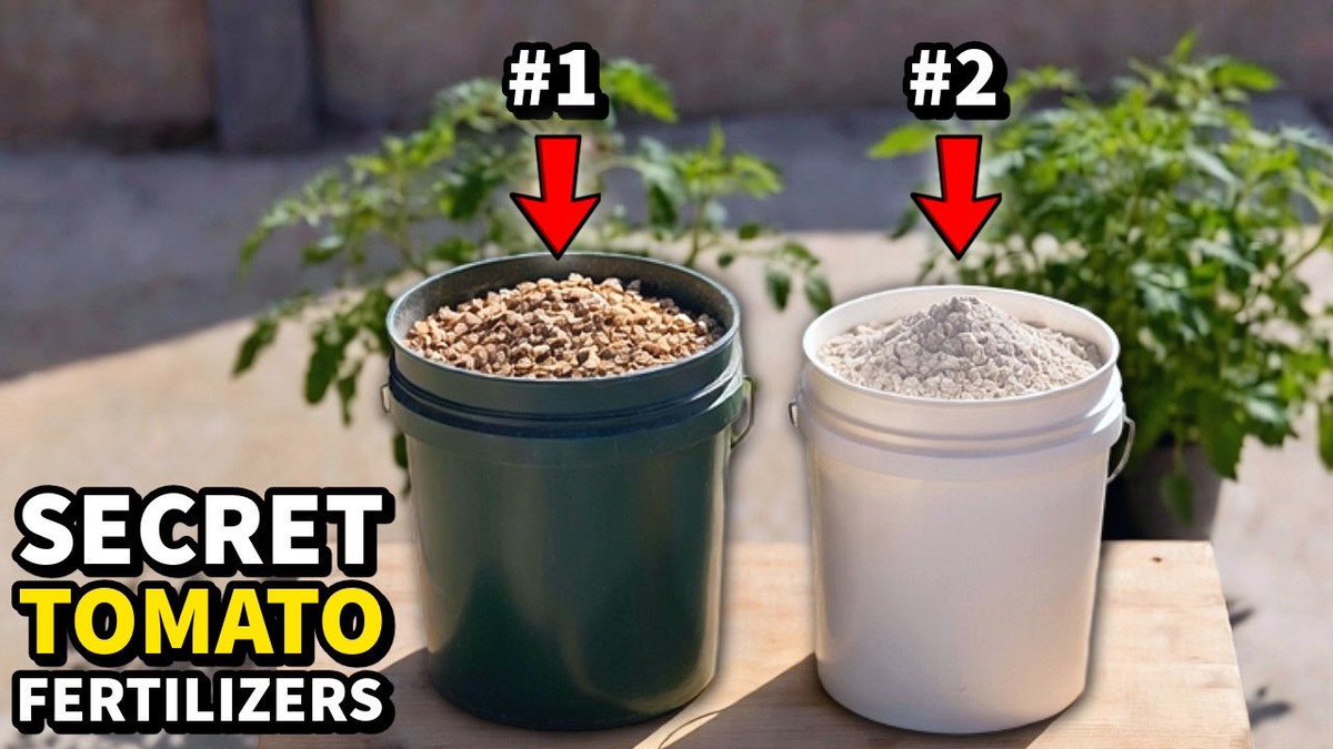 NCGardening's tweet image. New YouTube video! 2 SECRET Fertilizers for record breaking #tomato harvests most gardeners have never heard of. These boost productivity of nearly all crops 👉

youtu.be/UeSwFY7skDc?si…
———
#gardening #fertilizer