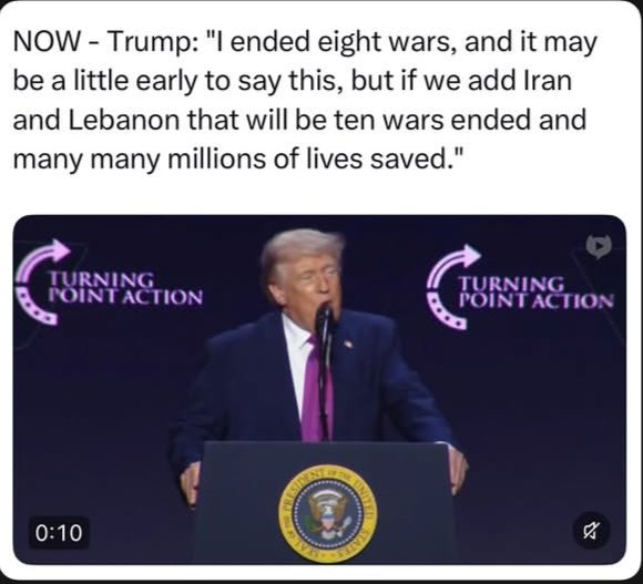 usman_irfannnn's tweet image. FAAAHHH!!!
Trump takes credit for ending the USA-Iran war.
Trump also takes credit for saving millions of lives.....since he did not use nuke 
#trump #credit #nothing #lives #nuke