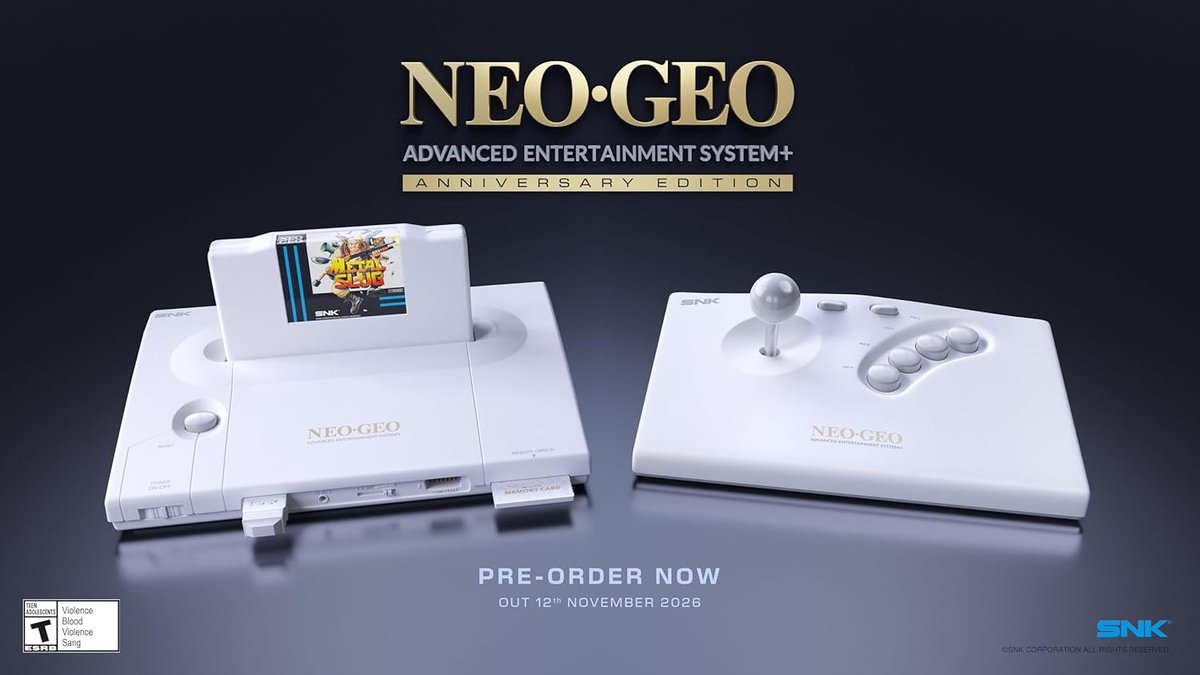 NEOGEO AES+ is up for pre-order on Amazon Anniversary Edition
