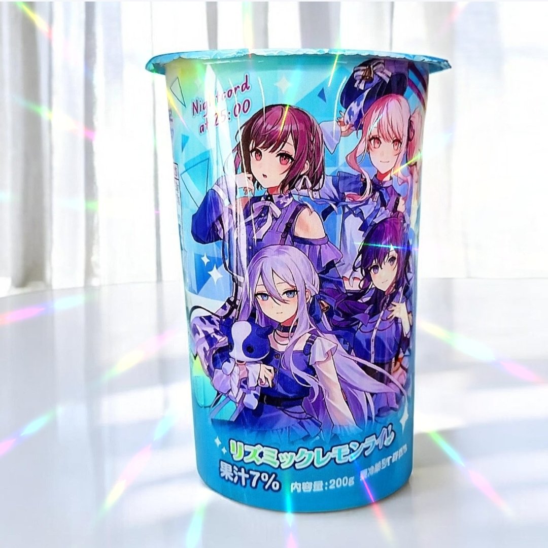 プロジェクトセカイ チルド飲料 リズミックレモンライム味 🍋‍🟩🥤 25