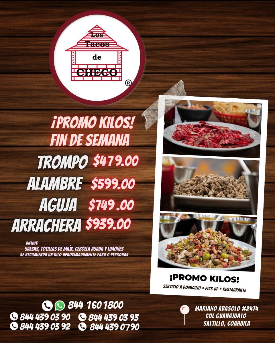 Los Tacos de Checo tweet media