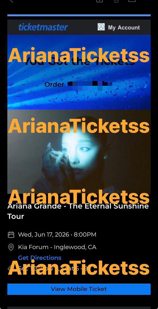Fan-Run Ariana Grande Tickets tweet media