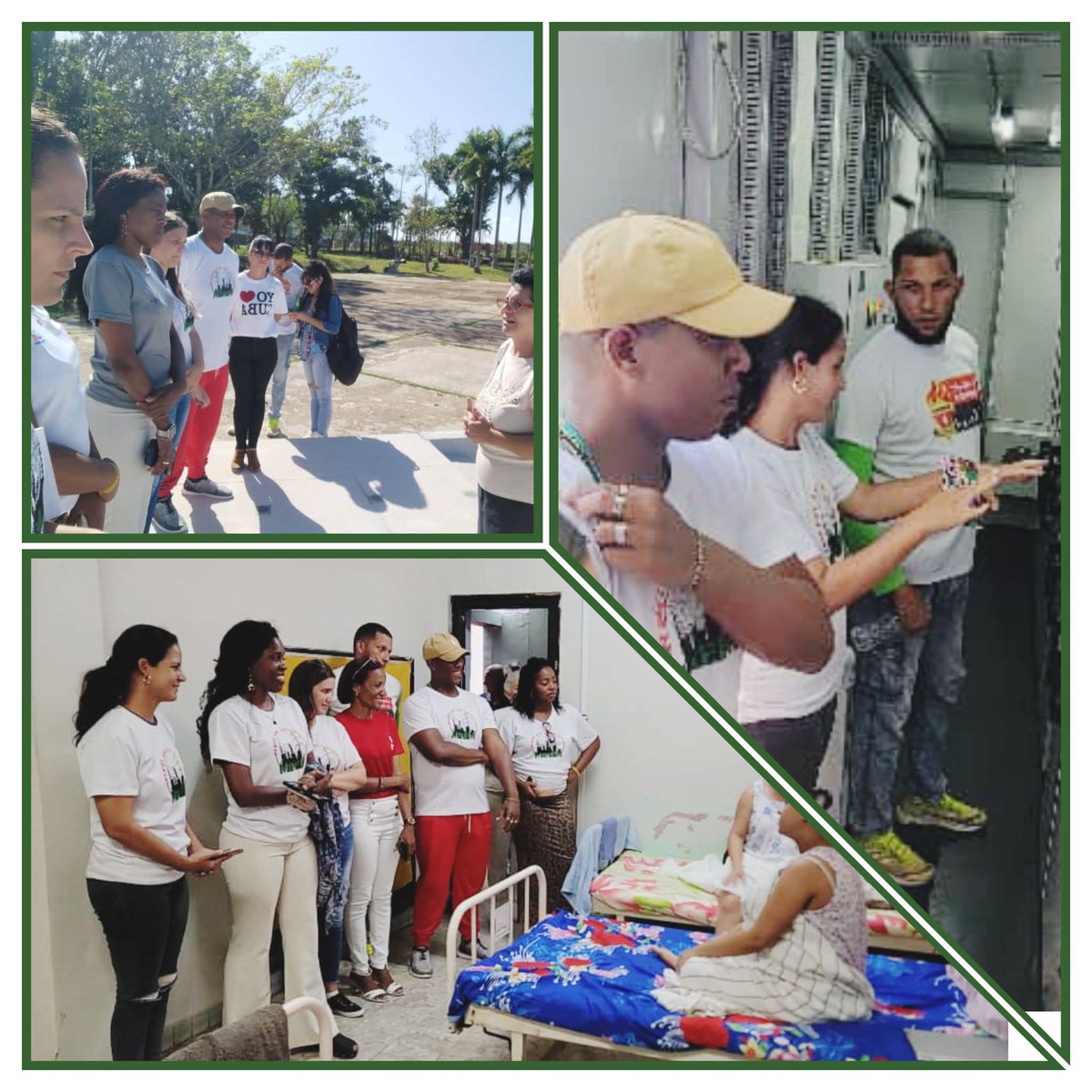 Jóvenes  " Con Luz Propia" continúa su recorrido. Hoy visitaron la empresa electrica de Artemisa, luego sostuvieron excelente intercambio con administrativos del Hospital Pediátrico de Guanajay. Aseguran que:  Ellos brillan y salvan vidas Con Luz Propia.
#CubaEstáFirme 
#CUPET