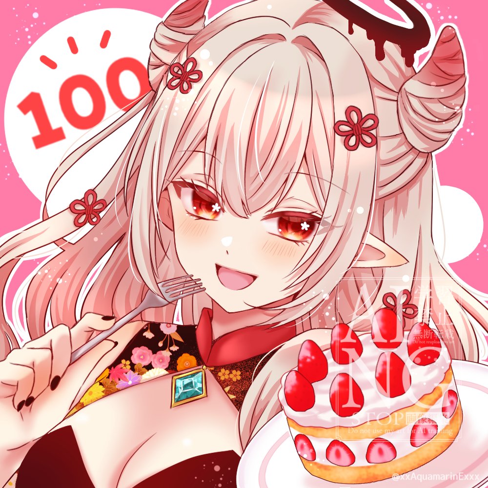 Wickのフォロワーさん100人超えお祝いの代理ちゃん🎂