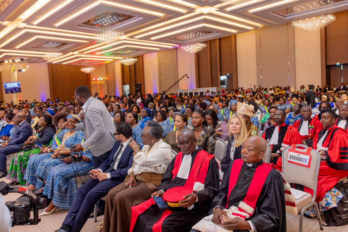 OPDD_Burundi's tweet image. La Première Dame, SE Angeline Ndayishimiye a pris part  ce 17 avril 2026, au lancement national  de la campagne #BuilduingResilience au #Gabon couplée avec la journée nationale de la Femme Gabonaise.