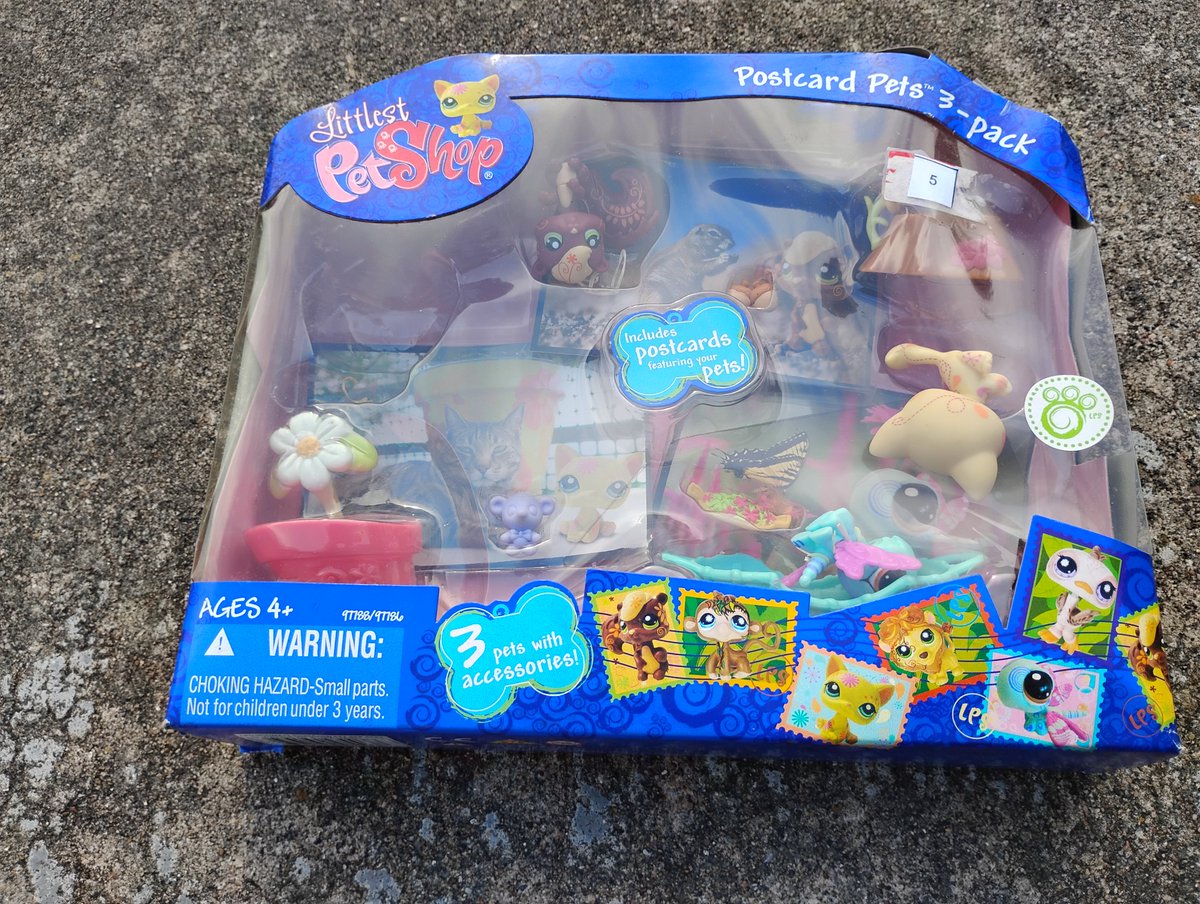 75115toys's tweet image. Littlest Pet Shop Postcard Pack #1231 #1232 #1233 Text 972-379-8279 to buy. See my other items with hashtag #75115toys #LittlestPetShop #LPS (inventory #5)