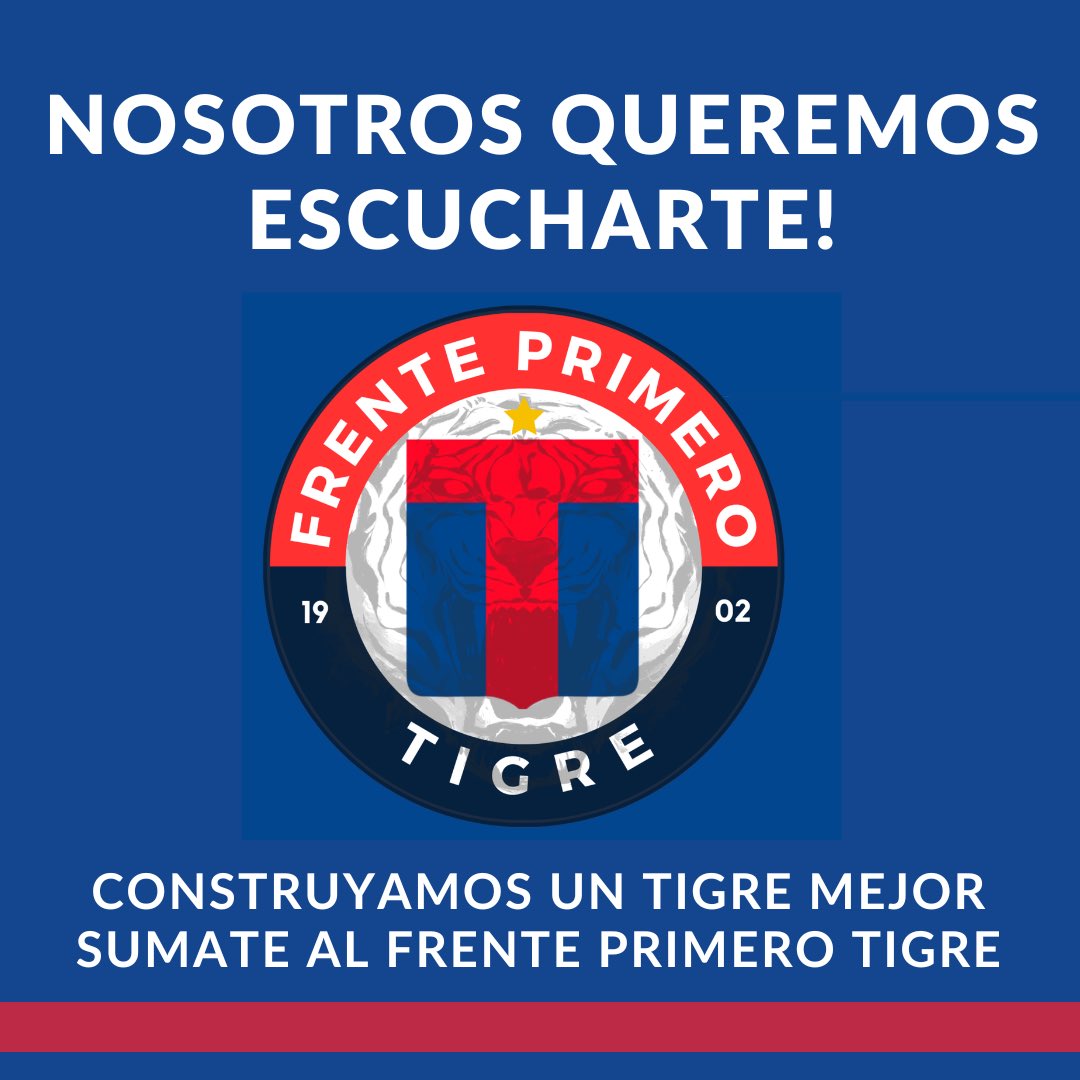 FRENTE PRIMERO TIGRE tweet media