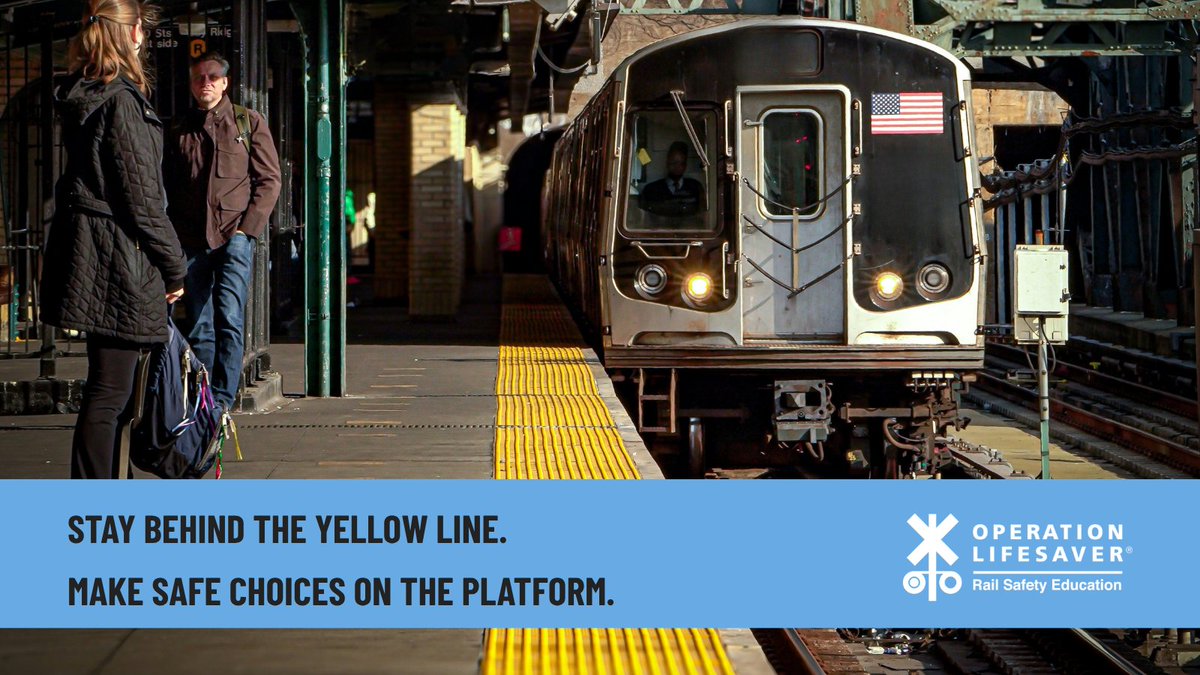 olinational's tweet image. Do you ride #transit? Make safe choices on the platform. Stay behind the yellow line. Wait for the train to stop completely. Watch your step getting on and off.

Take the #TransitSafetyPledge and commit to making safe choices near tracks and trains: oli.org/transit-pledge…