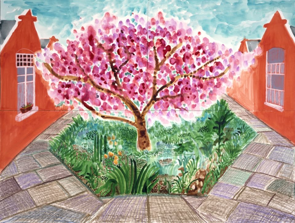 David Hockney
Cherry Blossom
