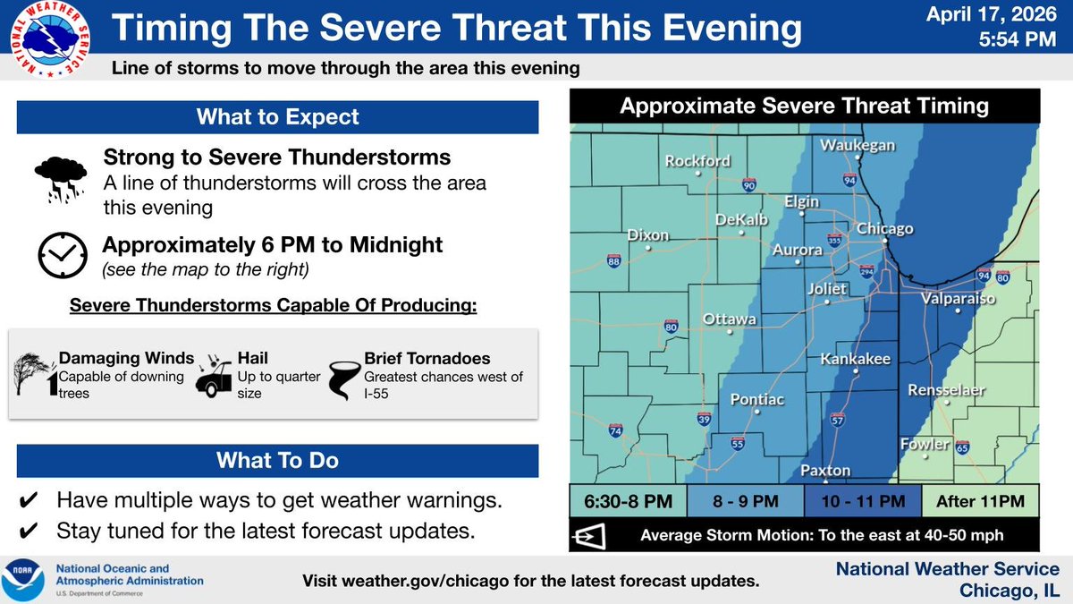 A line of strong to severe t-storms will cross the area this evening ...