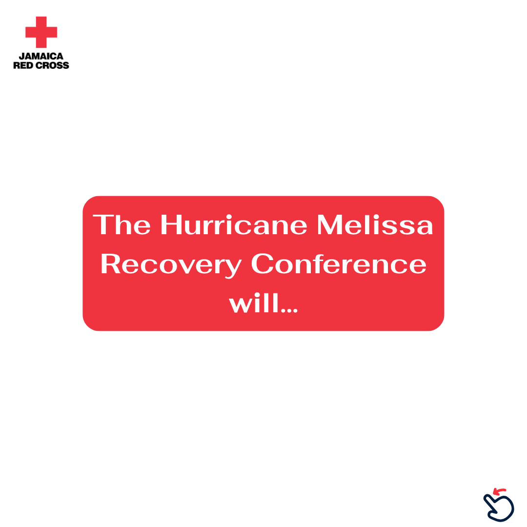 Jamaicaredcross's tweet photo. On April 21 in Kingston, we will co-convene the Hurricane Melissa Recovery Conference with GOJ &amp; IFRC. Among the list of aims is the official launch our Recovery &amp; Resilience Strategy 
*𝑏𝑦 𝑖𝑛𝑣𝑖𝑡𝑎𝑡𝑖𝑜𝑛 𝑜𝑛𝑙𝑦

#RecoveryInAction #BuildingBackStronger #JamaicaRedCross https://t.co/1A4xbJO2c9