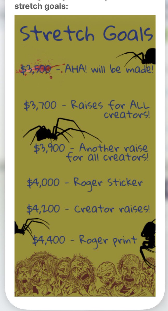 RyanWBenson's tweet photo. Only a week left to back the horror comic anthology, AHA!  @chkcomics !!! Help us hit our stretch goals and keep yourself from imaginable pain and heartbreak (like the tragic Sir William here) from missing out on the awesome rewards! 
Thanks to @AnchorsDionna for the awesome pic. https://t.co/rCpaa6vgmG