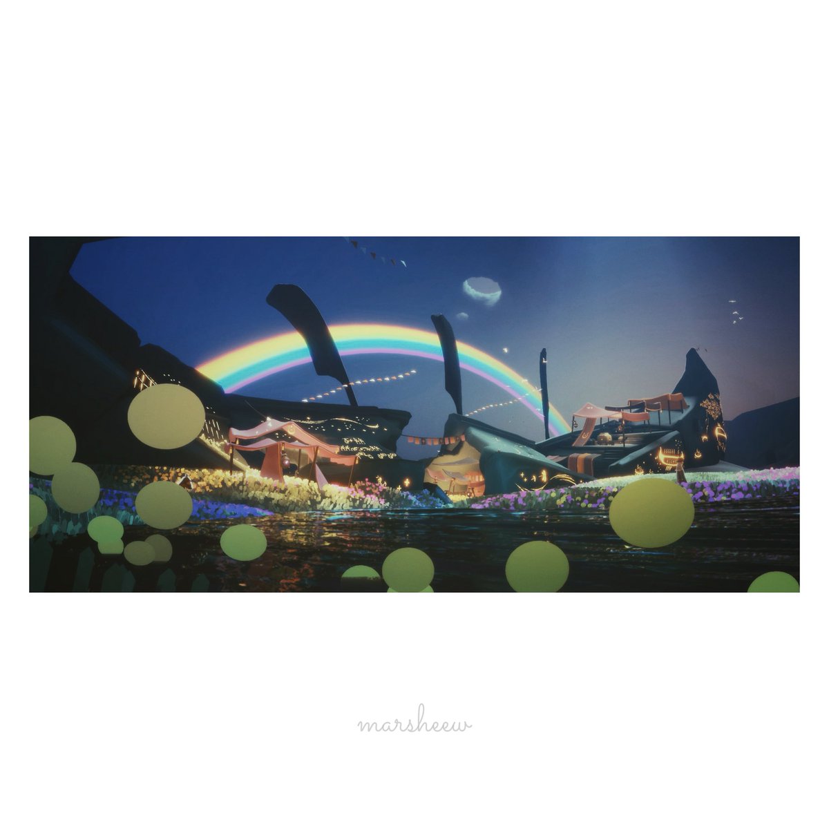 ここの虹が1番好きだな
#Ark
#thatskygame