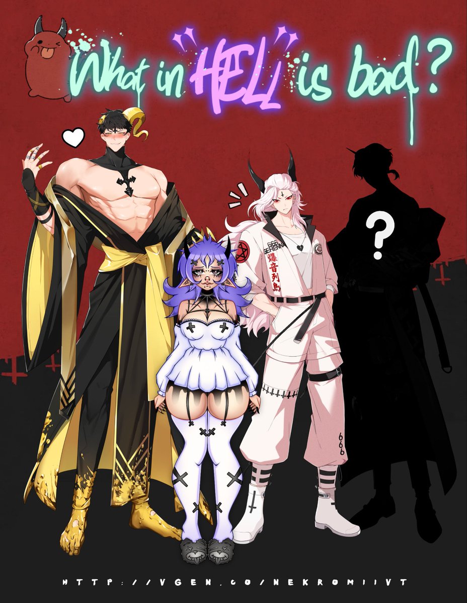 Any moots make yumeship art on VGen?

I wanna get my #whb oc drawn with my pookie Mammon. I have no art of them yet and I don't wanna draw LOL Here's ref, bio, etc.

Drop links, do not dm me ~

Art by meeeee :3 ♡